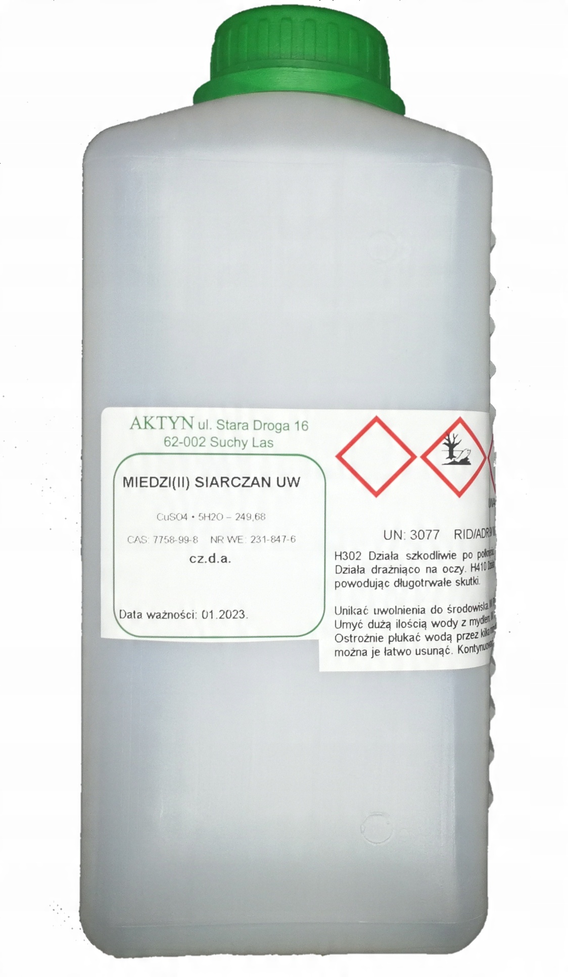 

Siarczan Miedzi 5hydrat cz.d.a. 1kg.