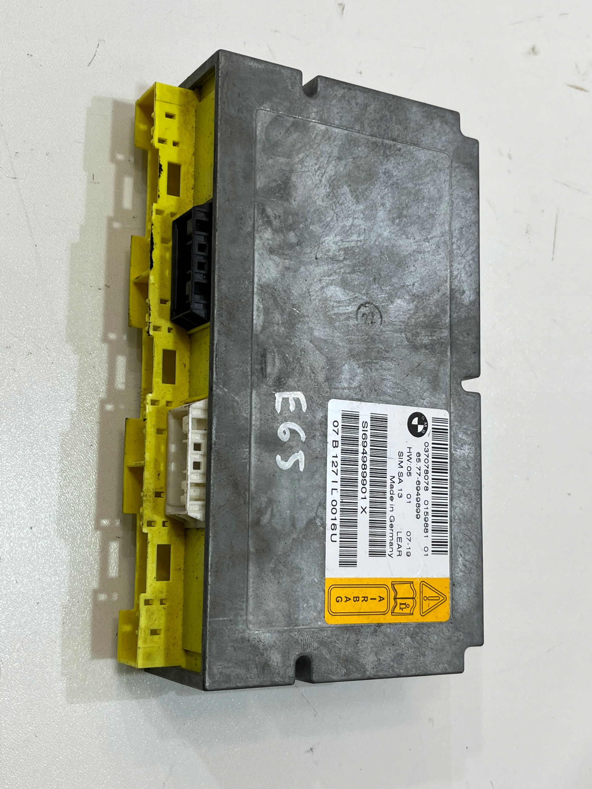 6949899| DF+SFF+9549+FS758 - Модуль датчика подушки безопасности BMW E65 6949899