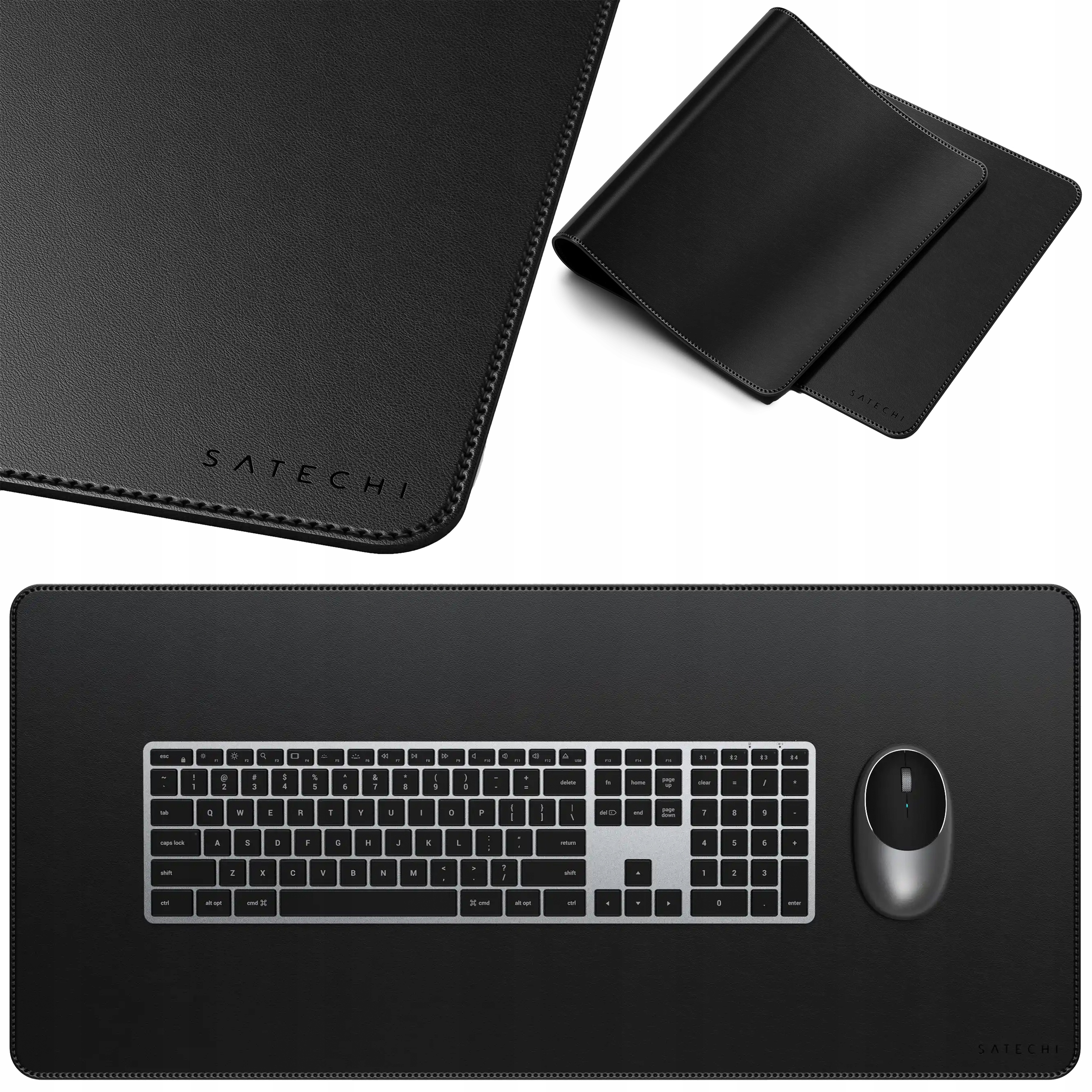 Satechi Vegan-Leather Premium Desk Mat Kožená podložka na psací stůl