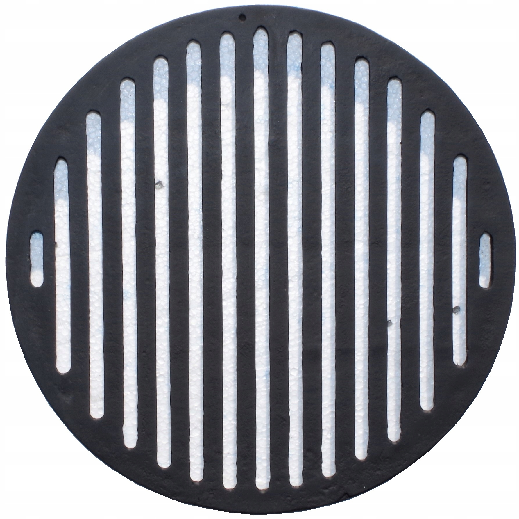 Ruszt okrągły żeliwny kominkowy pieca grill 31cm