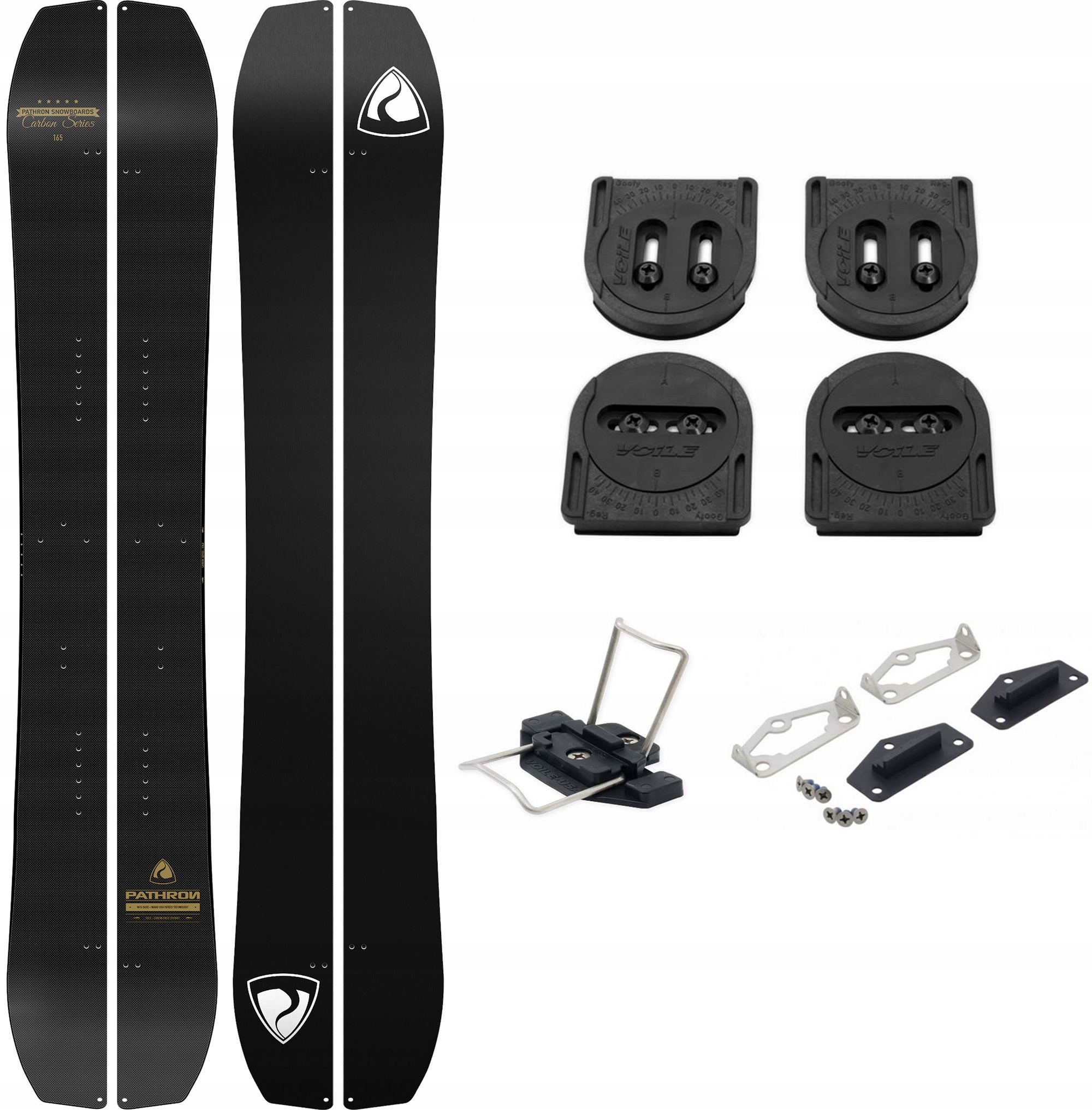 Pathron Carbon Gold Split 161cm + zestaw Voile