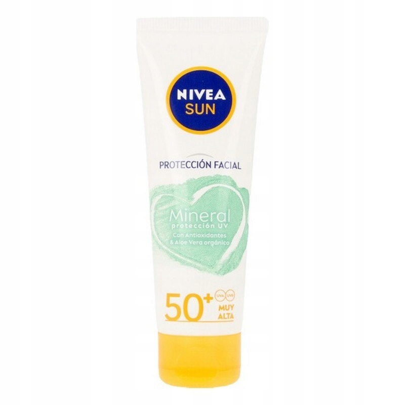 Sluneční krém Sun Facial Mineral Nivea 85692 Spf 50+ 50 ml