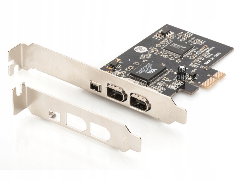 Kontroler Firewire (400) Digitus Pci Express, 3xZew. IEEE1394a 6pin Mini