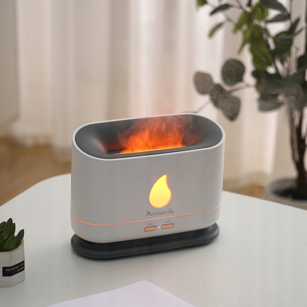 Dyfuzor do Olejków Eterycznych LED EFEKT PŁOMIEŃ KOMINEK Marka inna