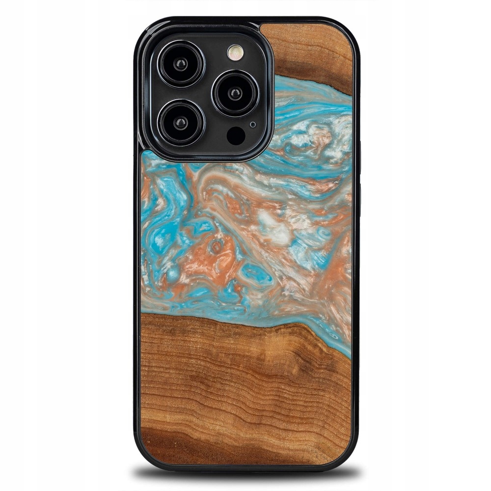Pouzdro Bewood Unikátní pro iPhone 15 Pro Planety Saturn
