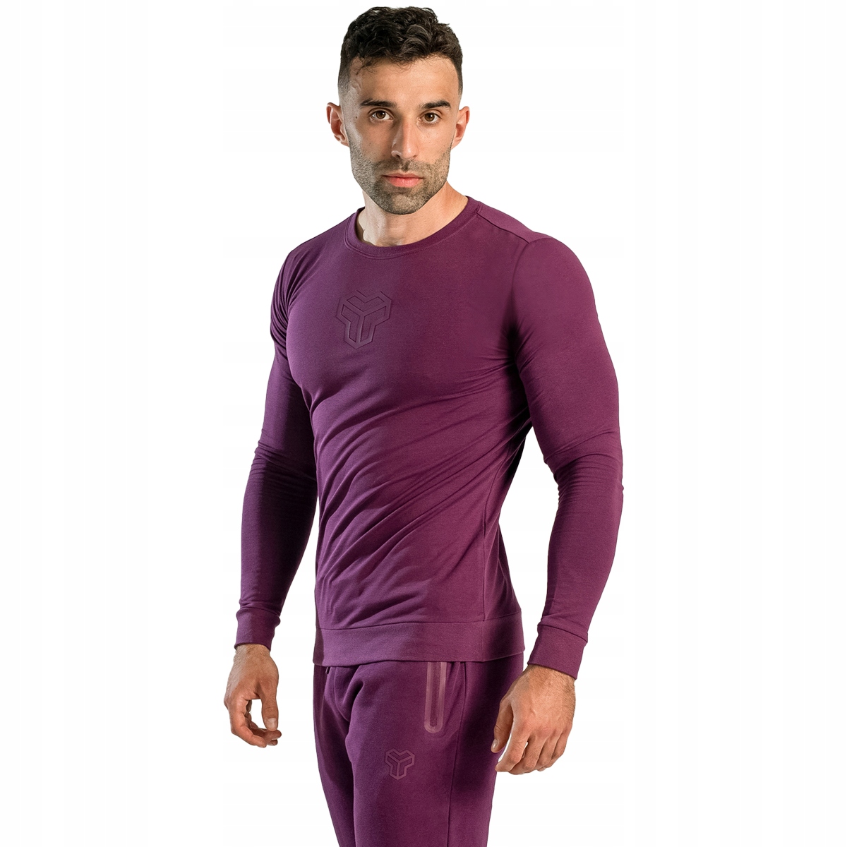 Męska Koszulka Sportowa Długi Rękaw Plum Strix XXL