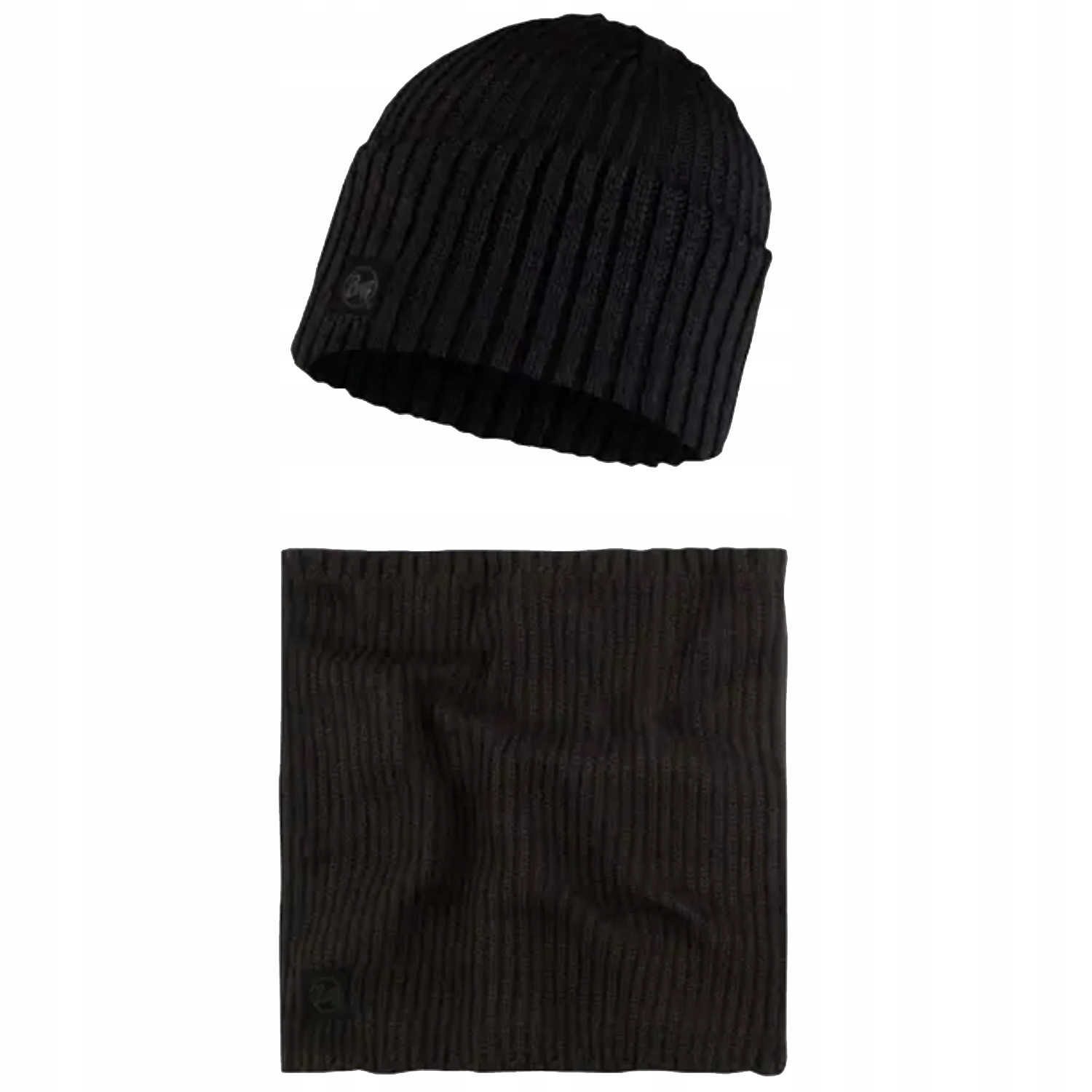 Buff Dárková Sada Beanie And Neckwarmer [uni] Čepice Unisex Akryl Černá