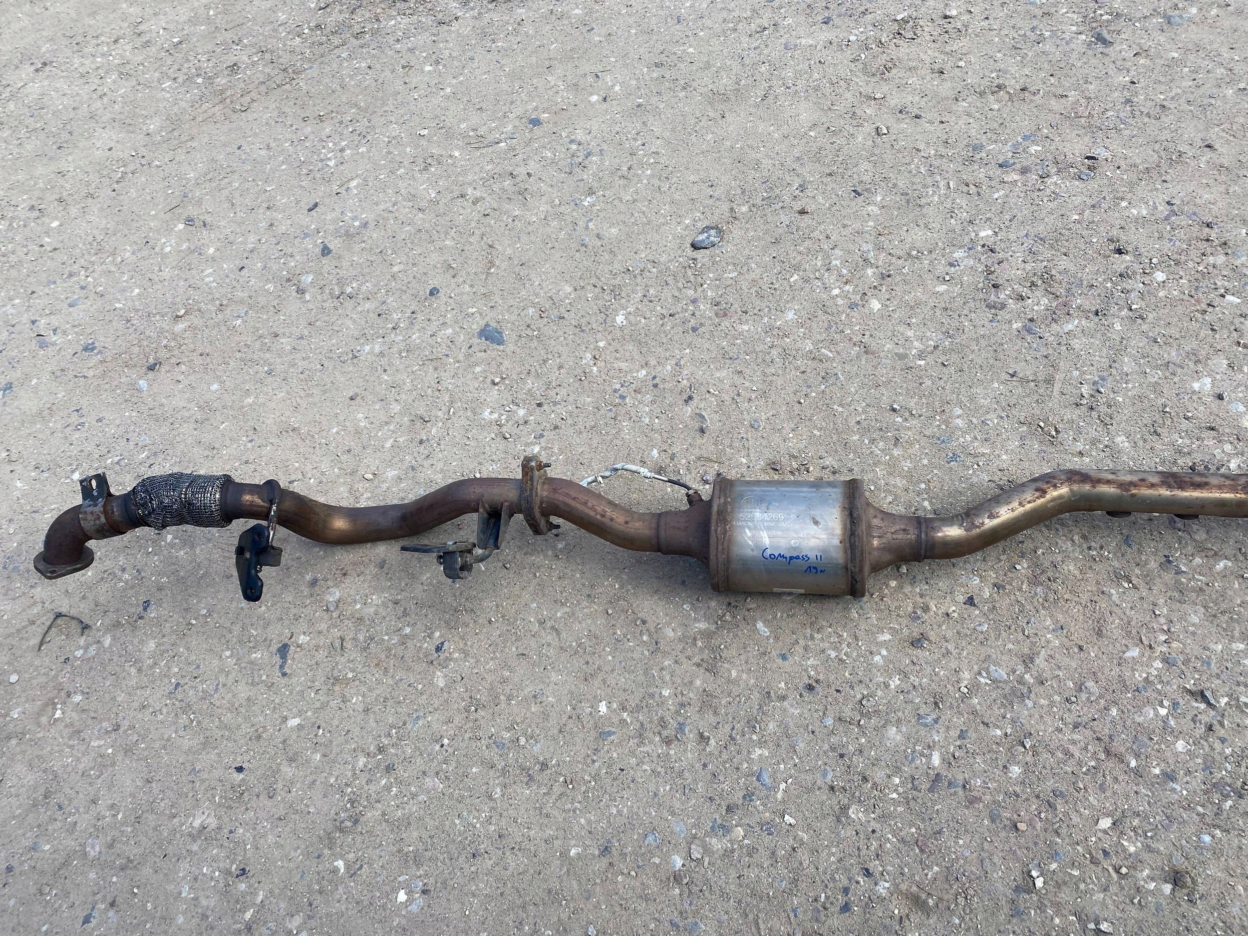 JEEP COMPASS II 1.6 complete exhaust pipe TLUMIK 53435909
