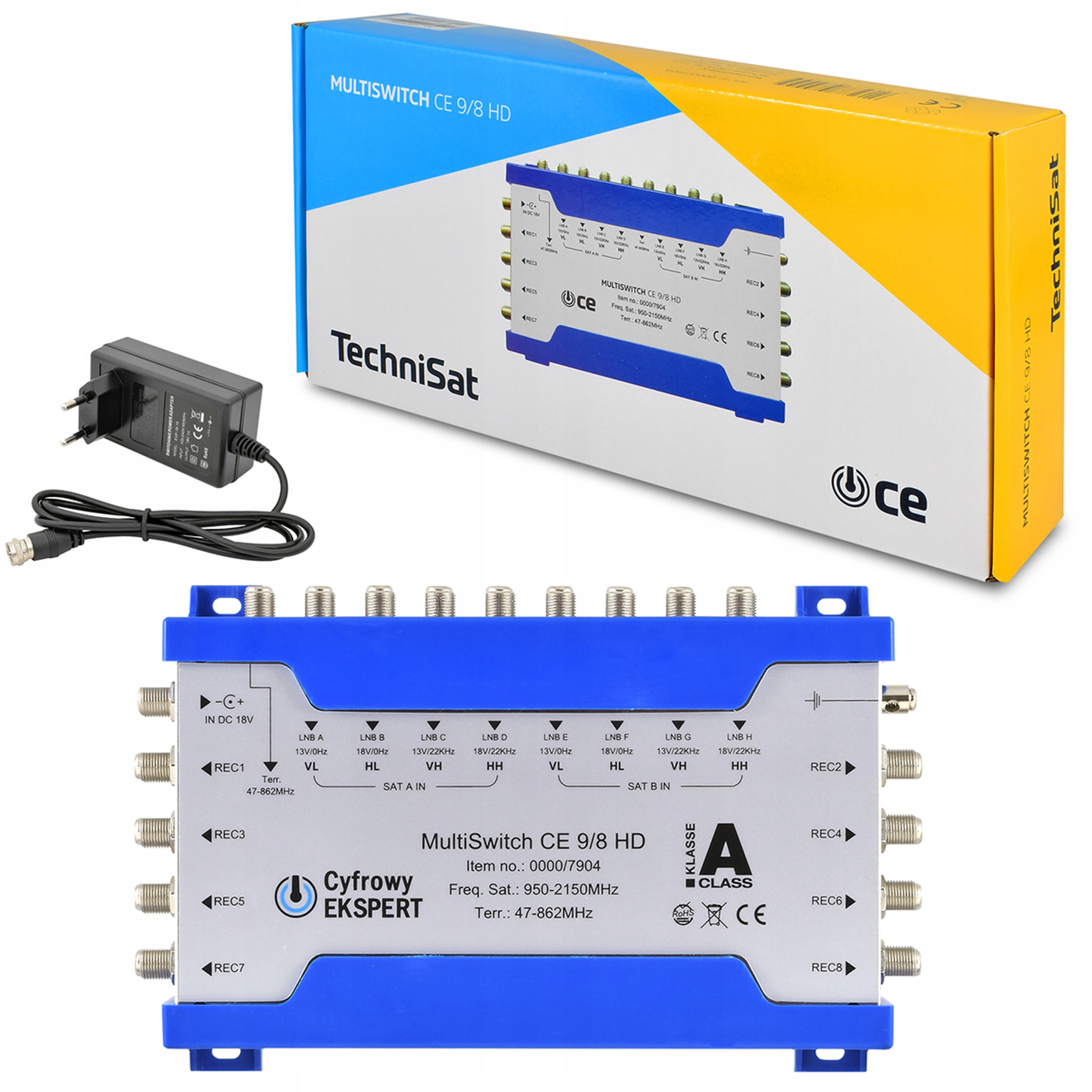 

Multiswitch 9/8 Technisat 9x8 Ce Hd