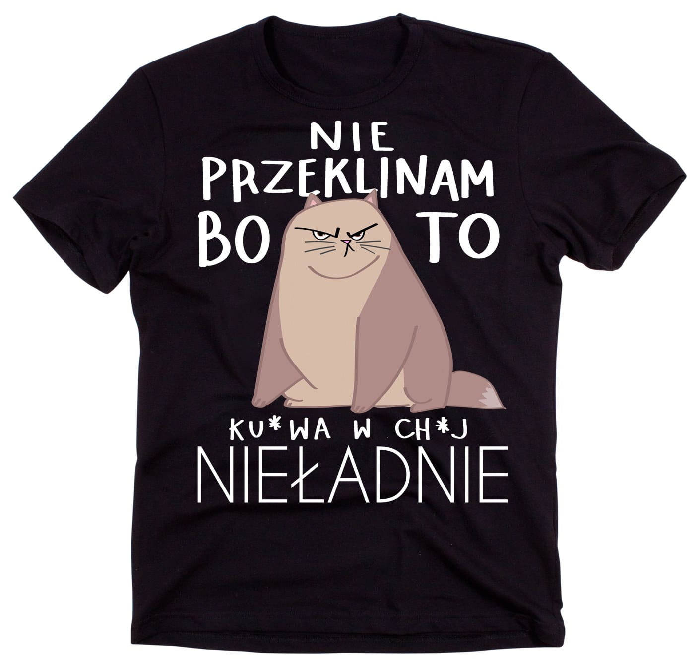 

Koszulka śmieszna- nie przeklinam roz XL