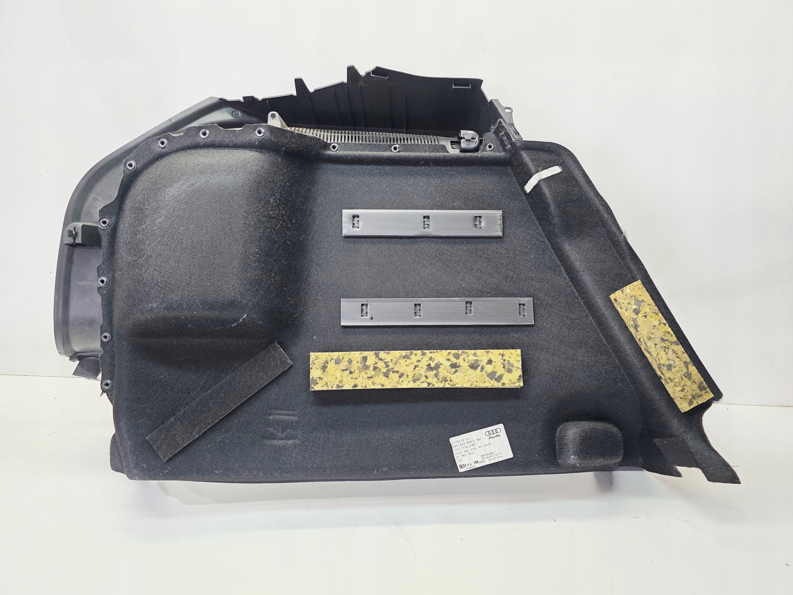boot upholstery right rear part AUDI A3 8P SPORTBACK 8P4863880D TB9