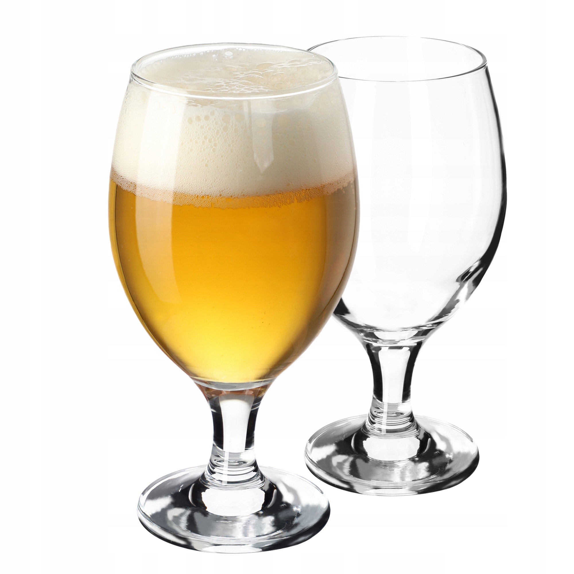 

Kufle Do Piwa Pokale Szklanki Na Nóżce 400ml 2szt