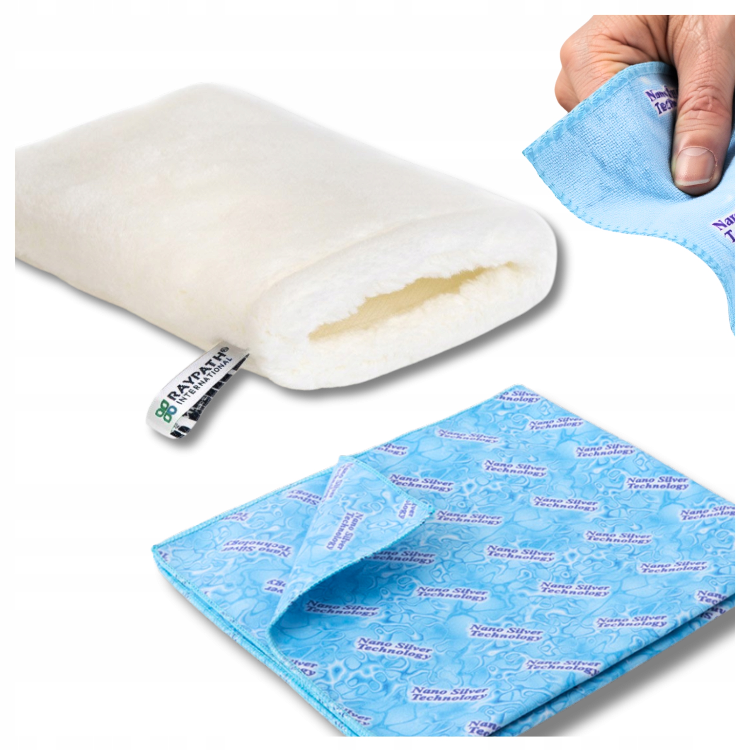 Raypath Sada Rukavice Bílá M Čistič SunBeam pro okna a auta Zrcadla