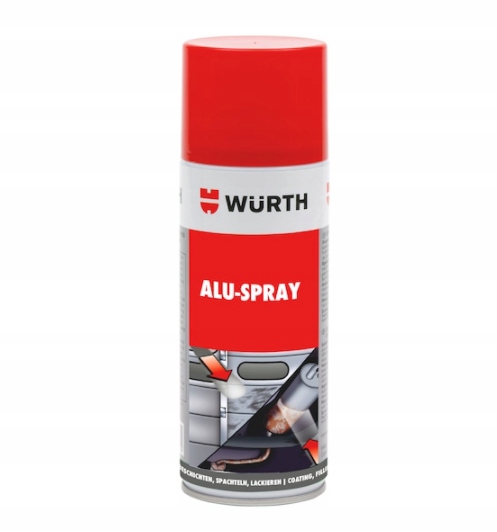 WURTH Spray aluminiowy metaliczny 400ML