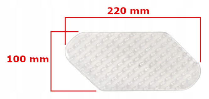 PADY BOCZNE SAMOPRZYLEPNE GRIP TANK PRZEZROCZYSTE Part number 912050