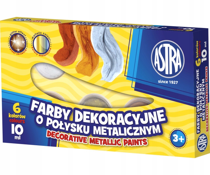 

Astra farby plakatowe metaliczne 10 ml