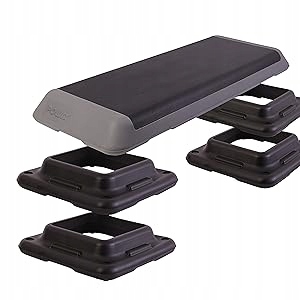 Duzy stepper podest do ćwiczeń aerobowych 110x42 cm solidny 3 stopniowy XXL