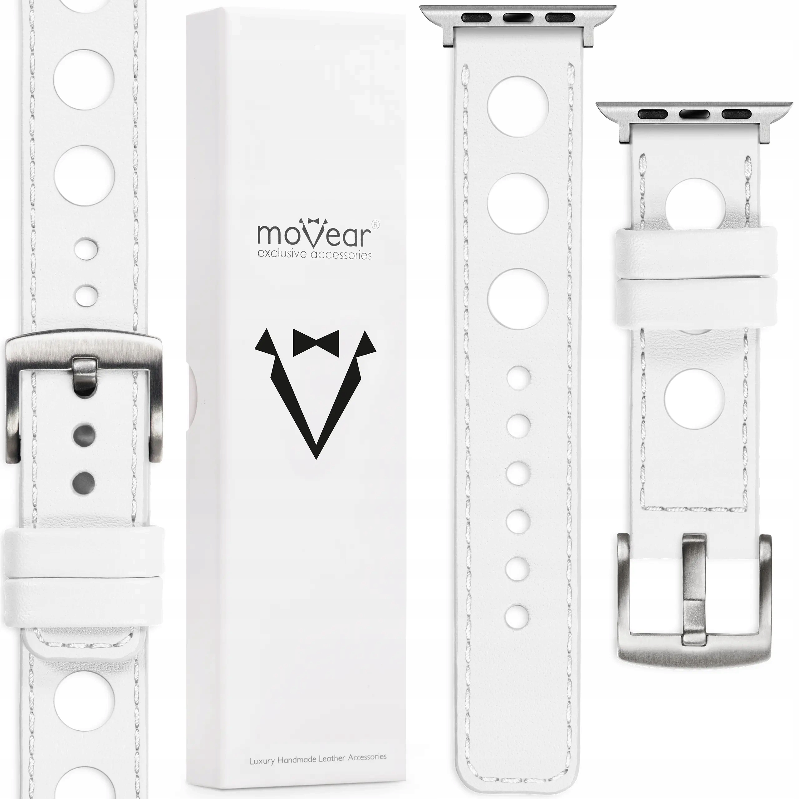 Pasek do Apple Watch Ultra 10 9 8 7 6 5 Se 49/46-44mm Skórzany Movear