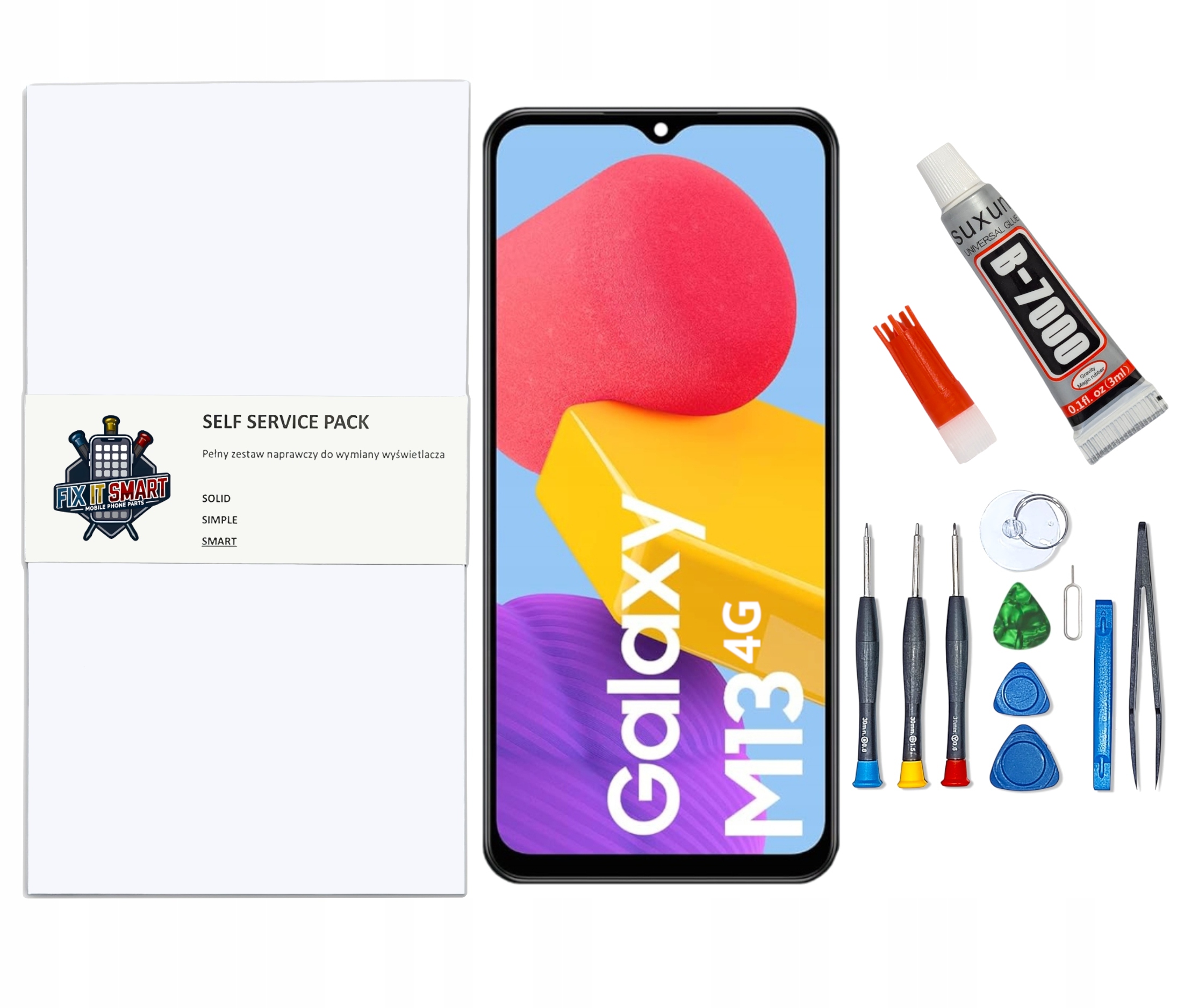 Displej pro Samsung M13 4G Opravná sada LCD Rámeček Originál Zila