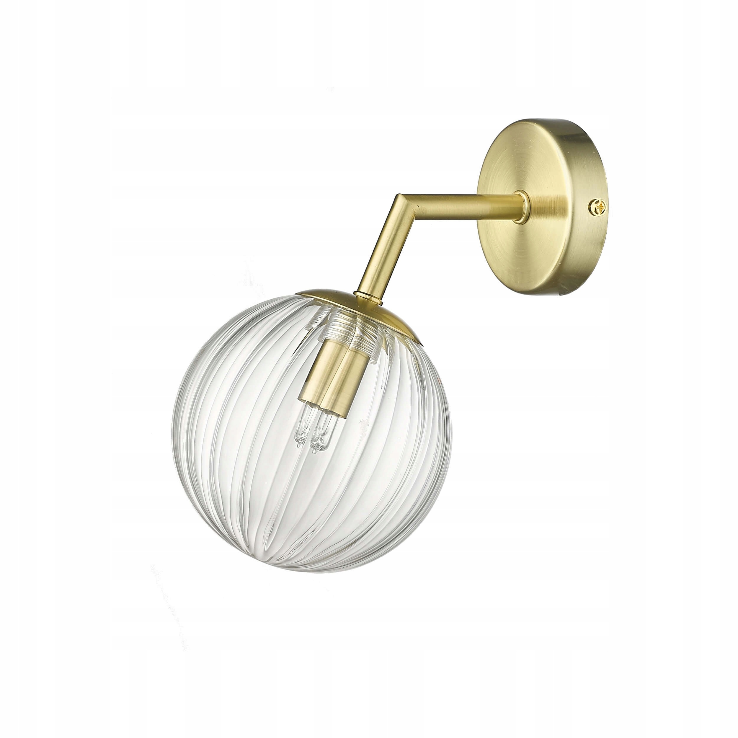 Nástenná lampa nástenná zlatá sklenená ozdobná guľa klasická Light Prestige