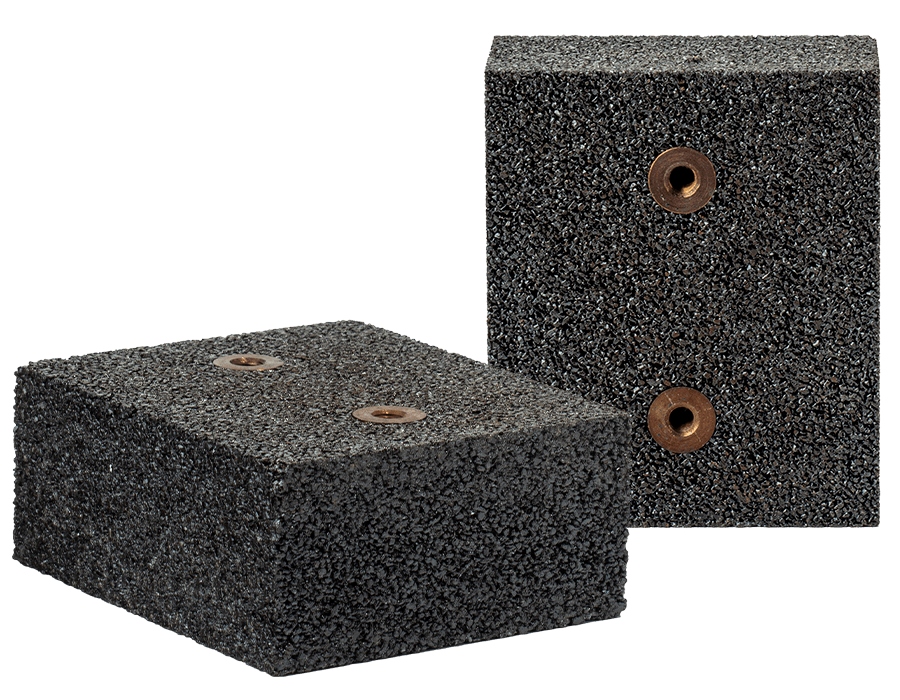 Brusný segment s vložkami závit. T3121 80x40x95mm 98C20M 42ks živ Andre