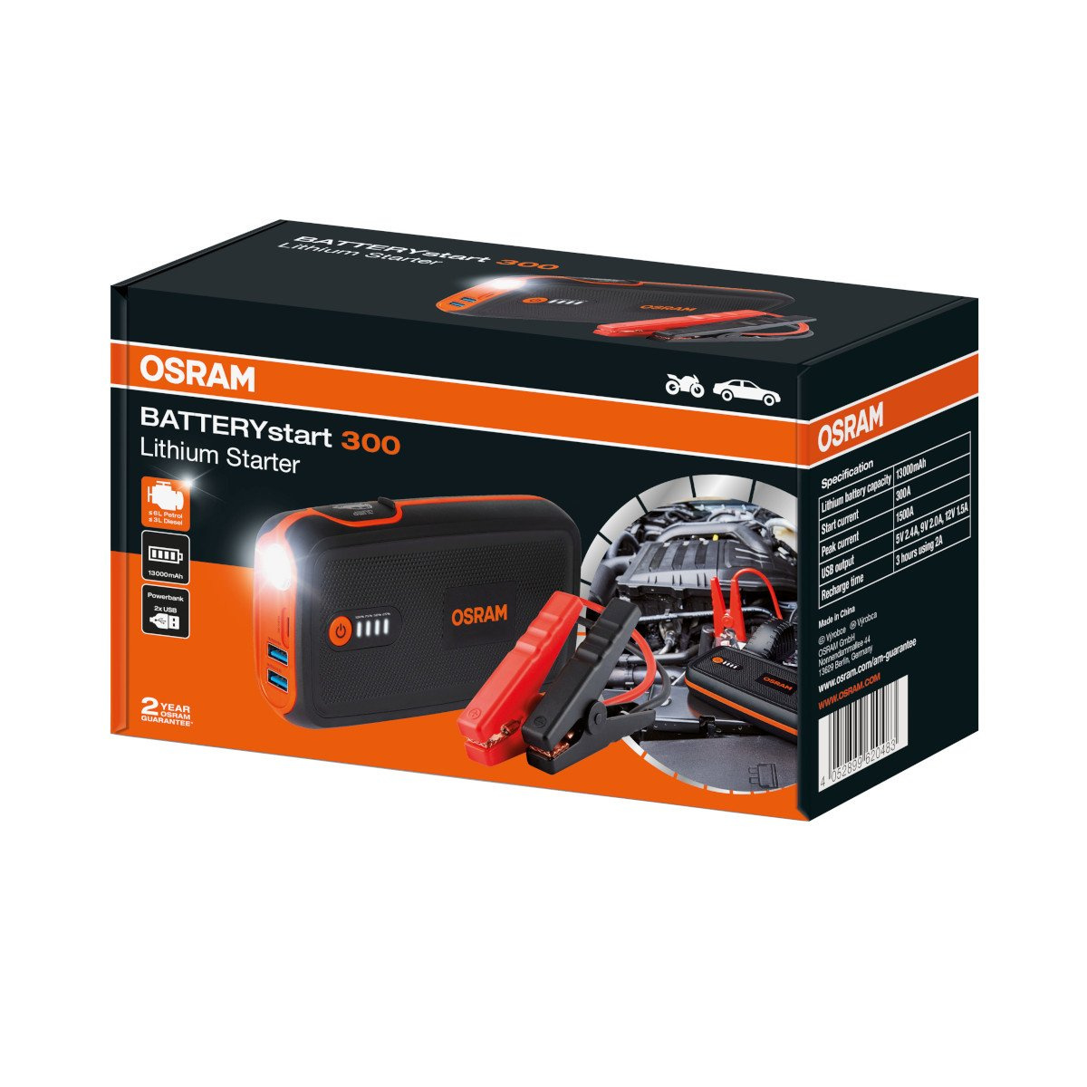 Power Bank Jump Starter Osram 300A OSRAM OBSL300 Marka Osram