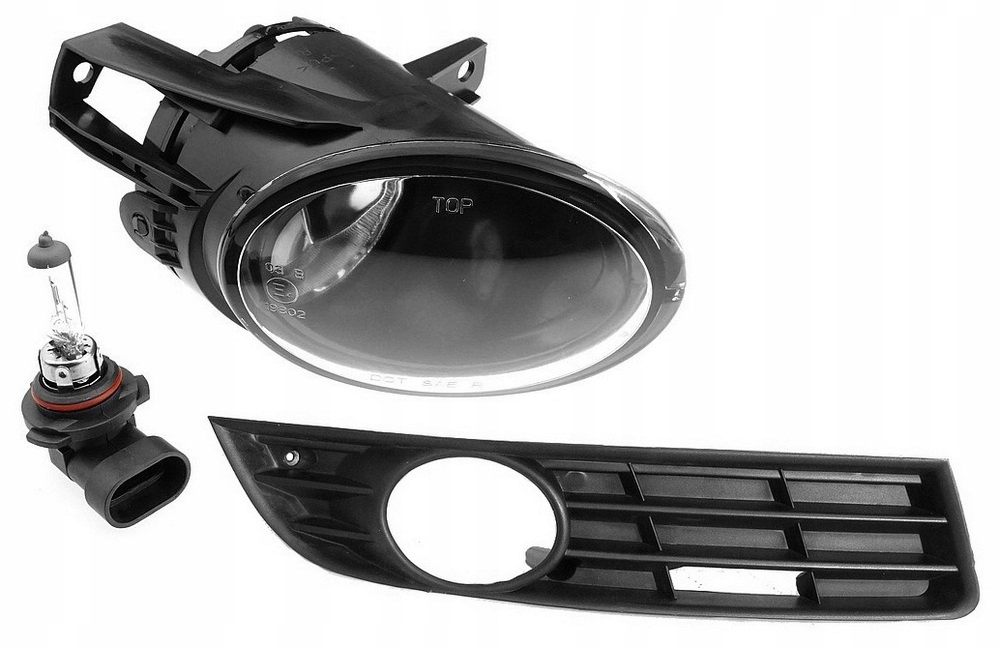 Vw Passat B6 3C 05-10 Pravý halogen mřížka sada.
