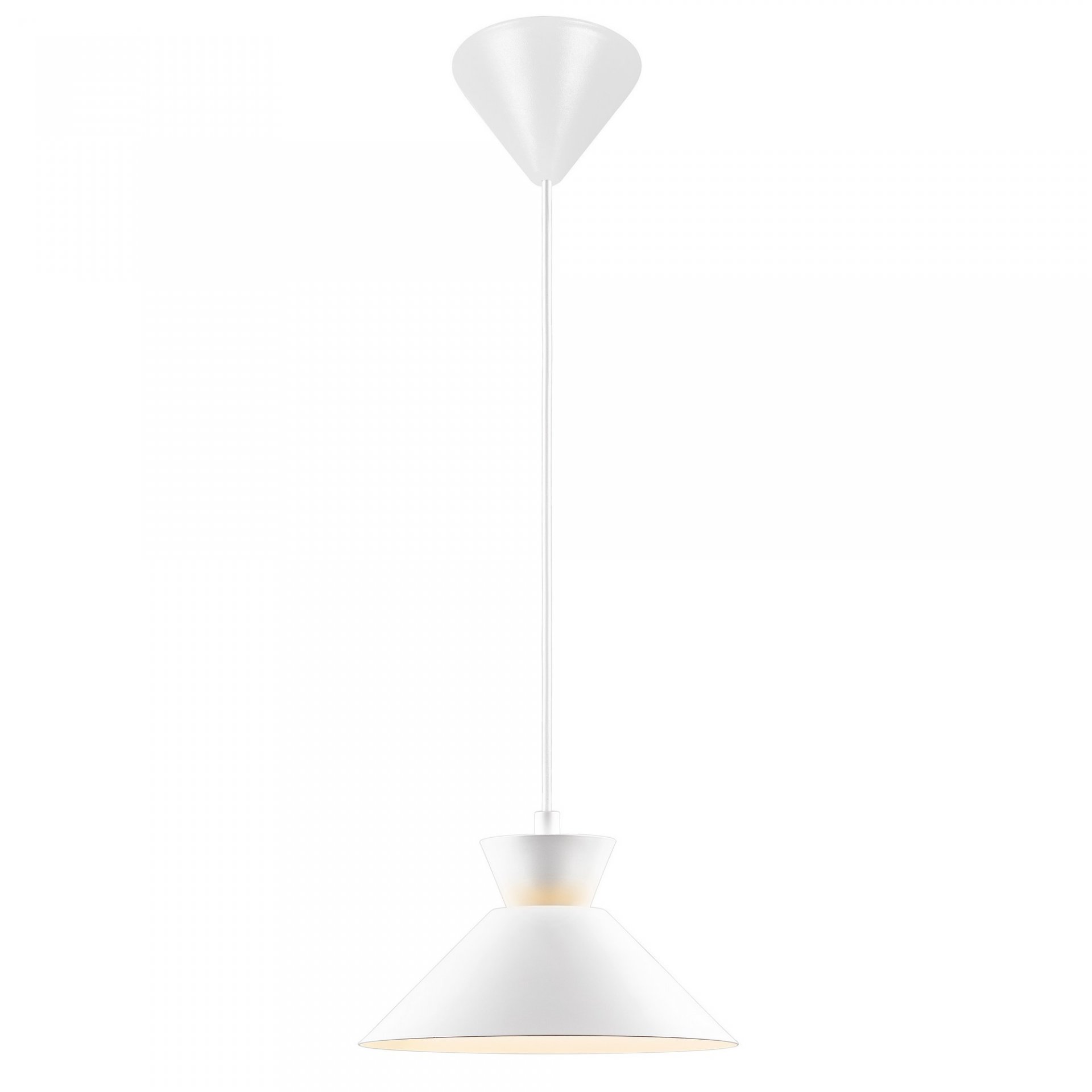 Stropní závěs Bílý Dial 40W Závěsná lampa Nastavitelná Rychlá Montáž Nordlux