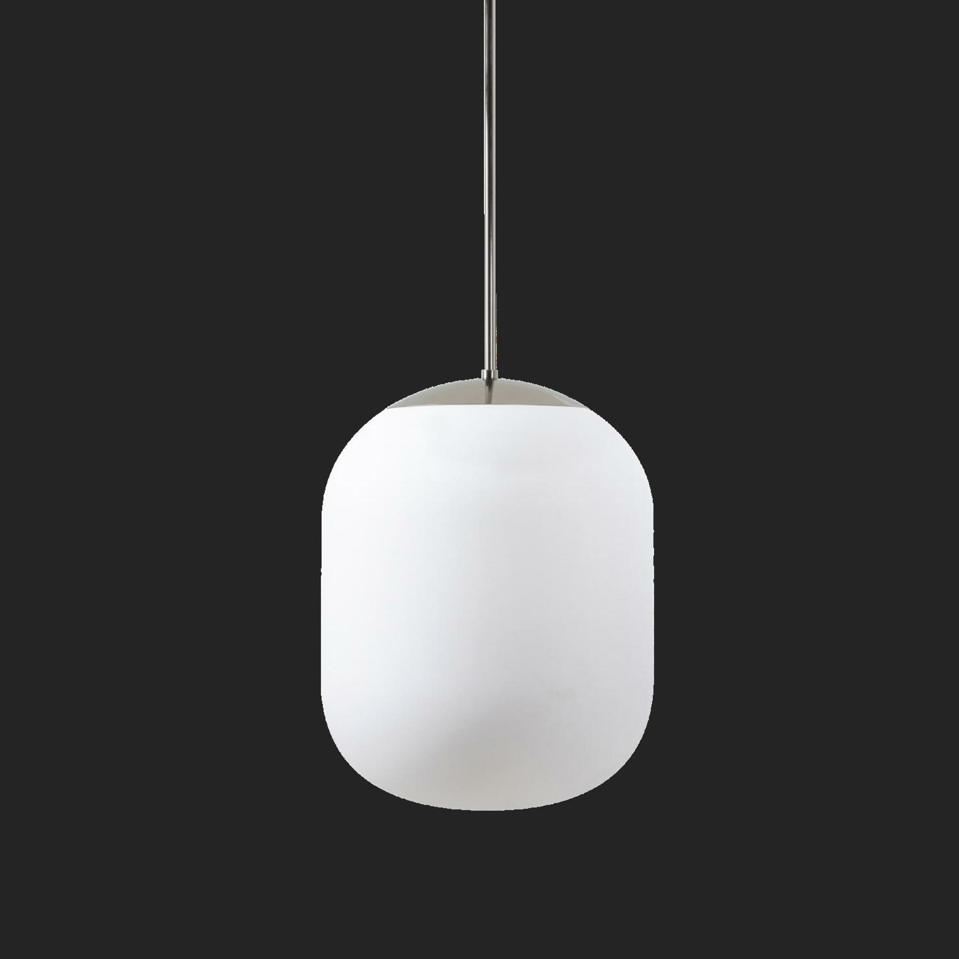 Osmont 62270 Tania P1 Hp závesné sklenené svietidlo nerez leštená biela IP4