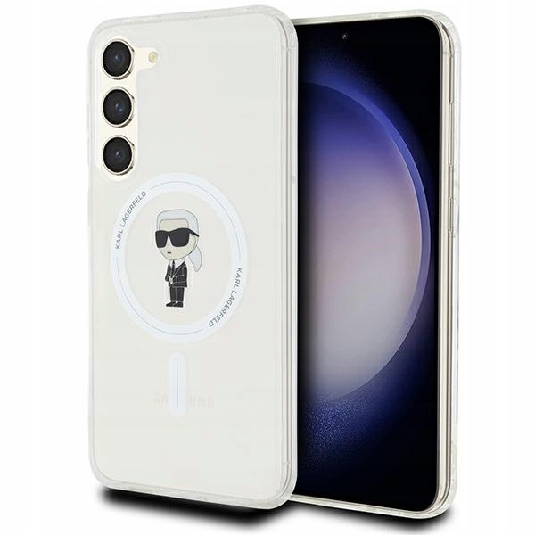 Pouzdro pro Samsung Galaxy S24 Plus Karl Lagerfeld MagSafe Průhledné
