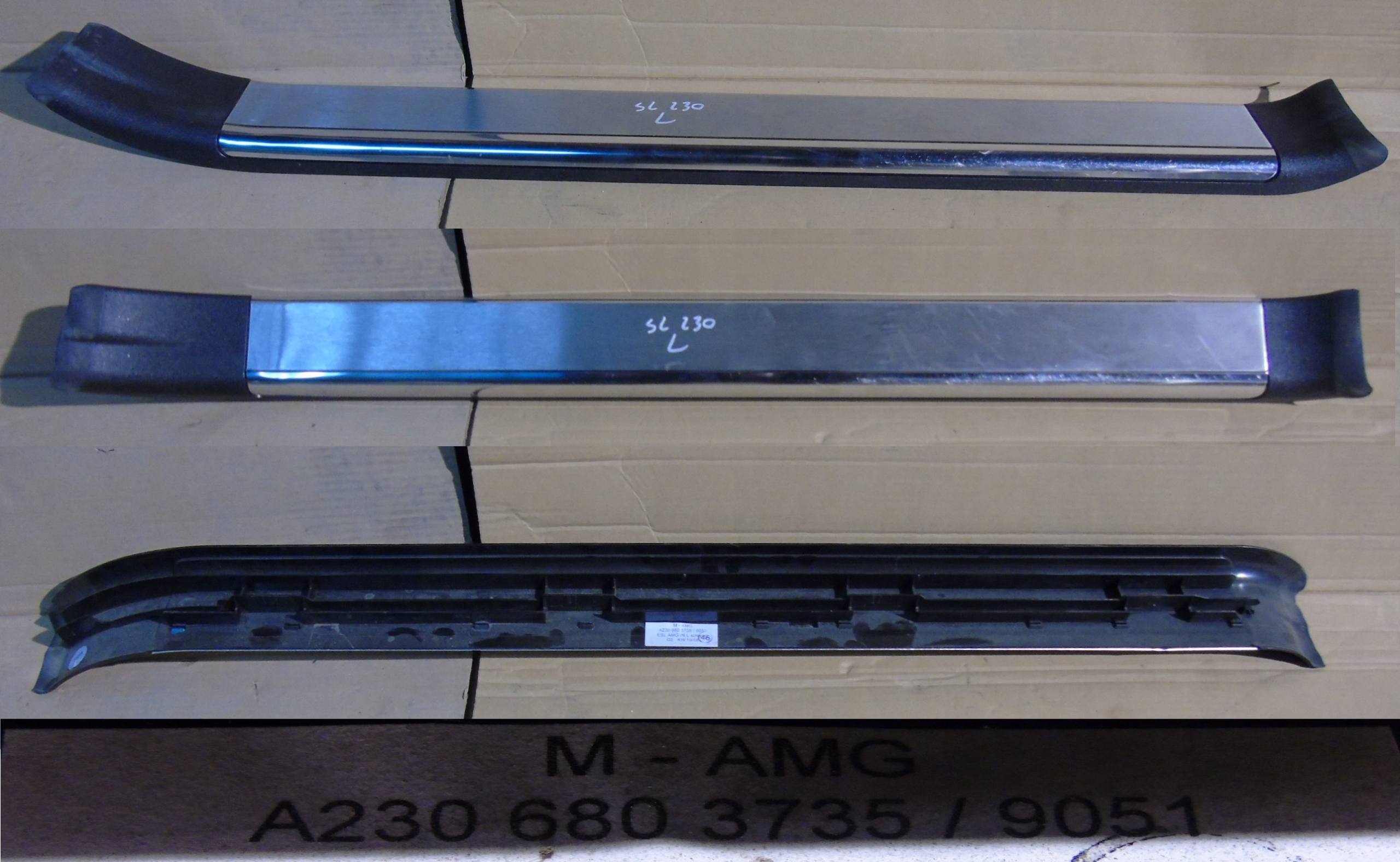 moulding cap threshold left MERCEDES SL W230 1