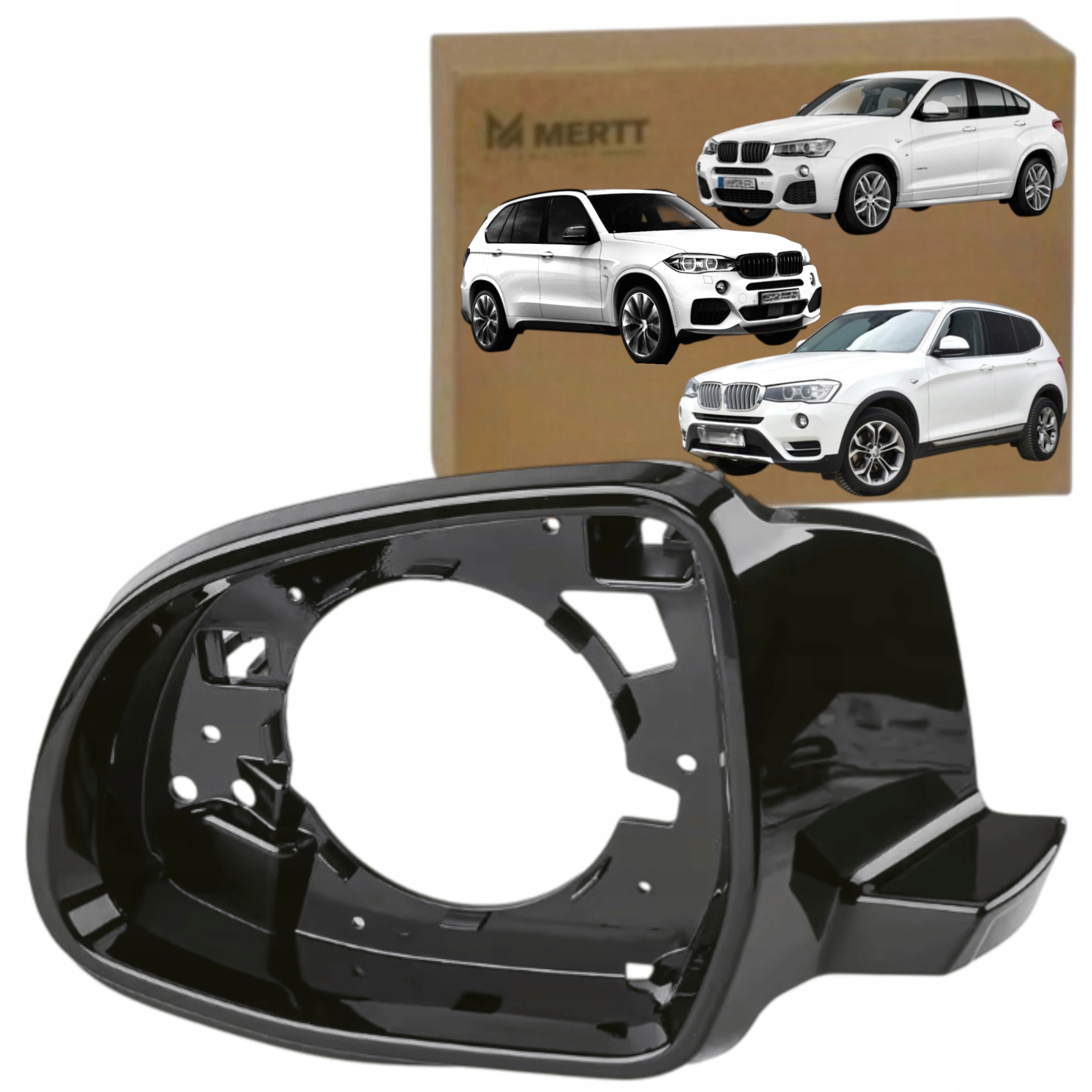 Bmw X3 F25 X4 F26 X5 F15 X6 F16 Rámeček Zrcátka Shadow Line Levý 51167327911