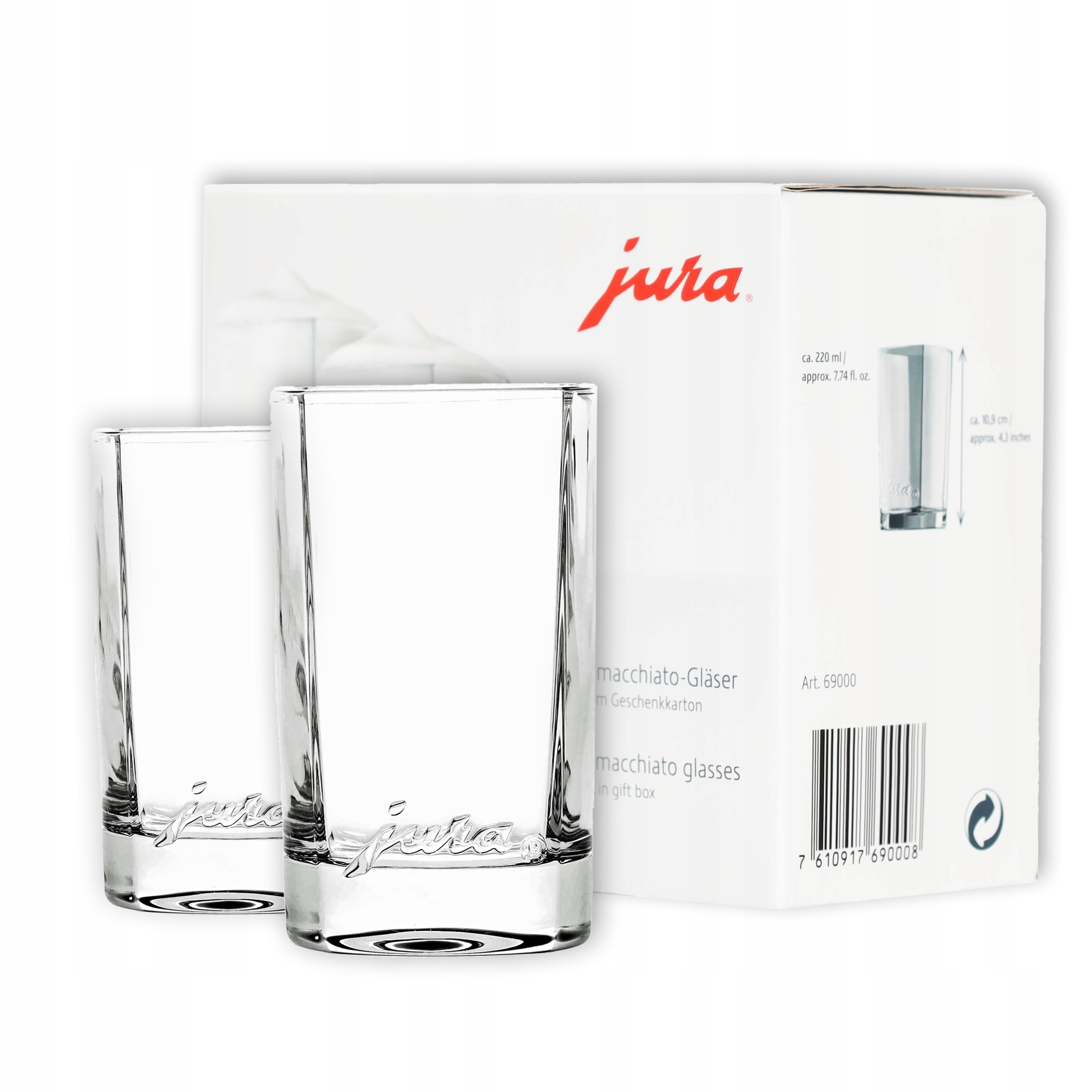 Jura Sada 2 pohárov pre Latte 10,5 cm