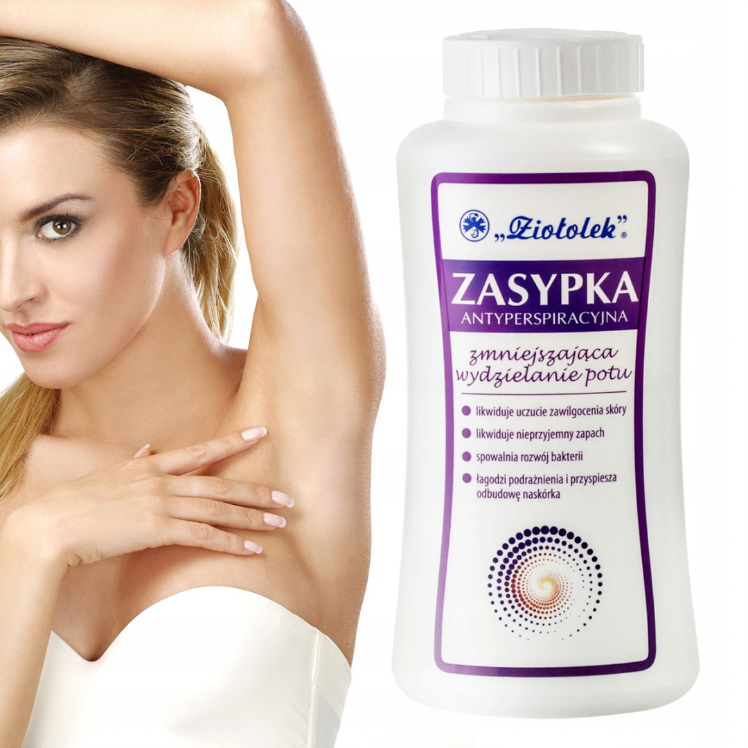 

Ziołolek Zasypka Antyperspiracyjna przeciw poceniu