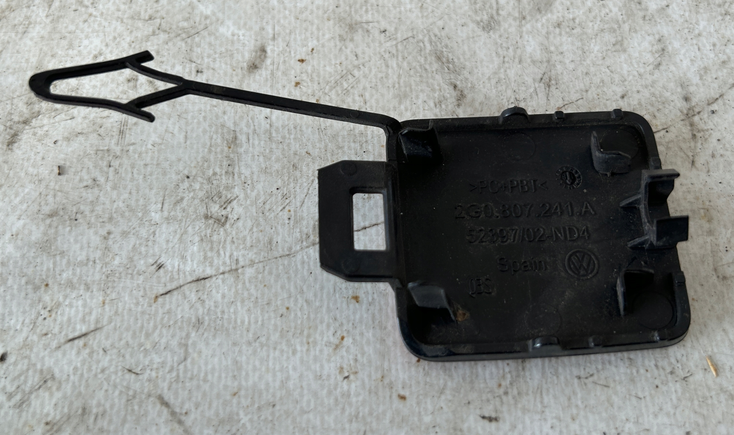 towing hook cap front VW POLO VI 2G GTI 2G0807241A