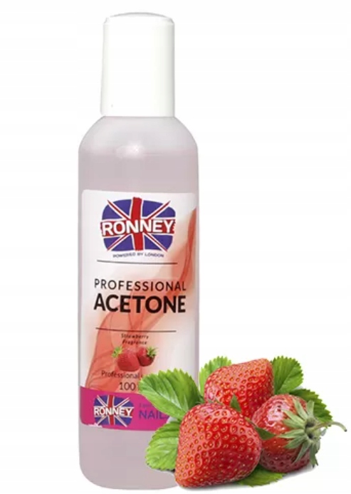 ACETON KOSMETYCZNY REMOVER TRUSKAWKA 100ML HYBRYDA