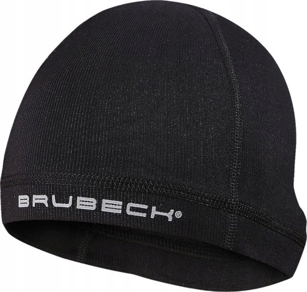 Czapka termoaktywna Brubeck Protect Cienka Lekka Czarna Sportowa r. S M