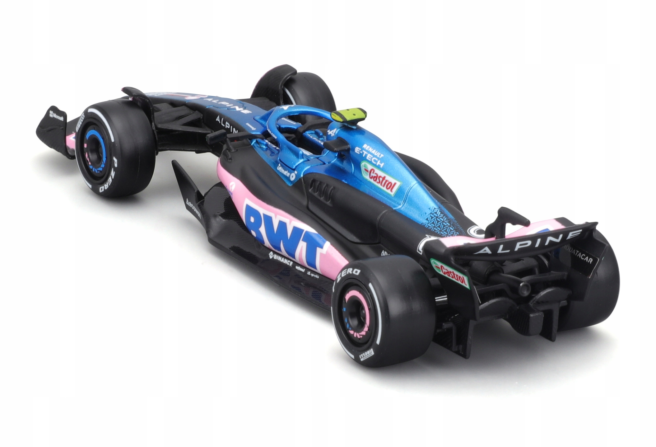 BOLID F1 BWT Alpine Team A523 2023 Pierre Gasly 1:43 model BBURAGO 18-38072 Certyfikaty, opinie, atesty CE