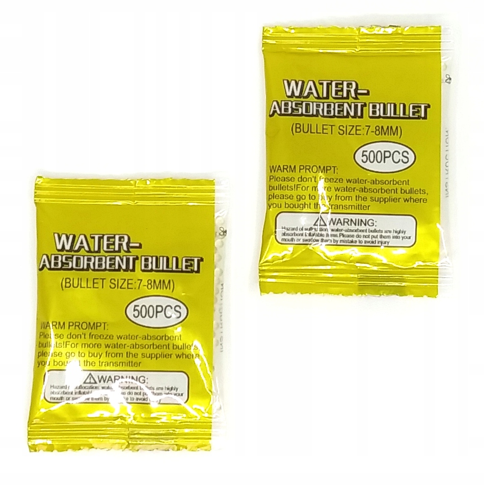 

Kulki Żelowe Wodne 7-8 mm Do Pistoletu 5500 szt