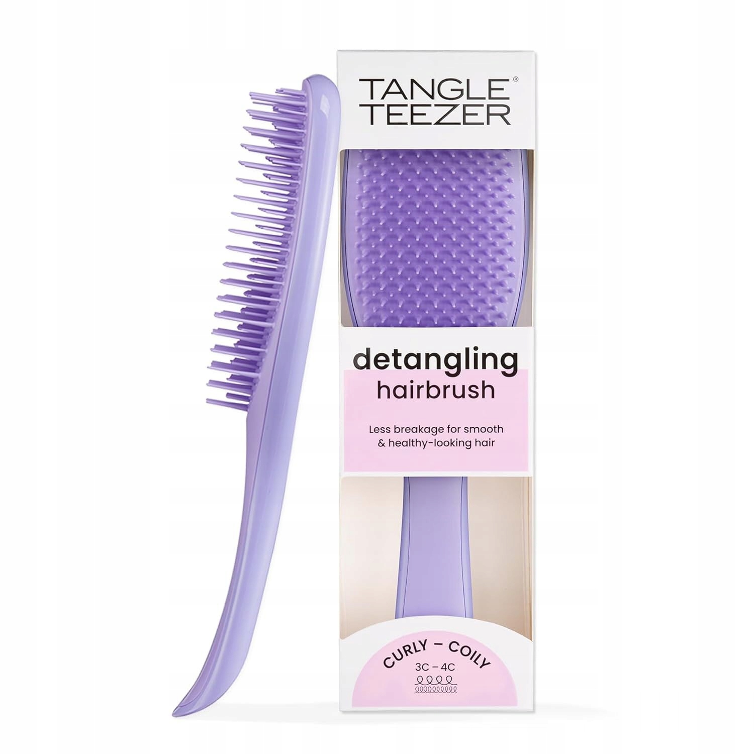 Tangle Teezer Hairbrush Ultimate Detangler Thick+kruhle Fialová Passion For K