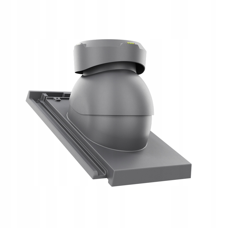 Krbový kanalizační ventilátor fi110 Creaton Domino Šedý/břidlicový