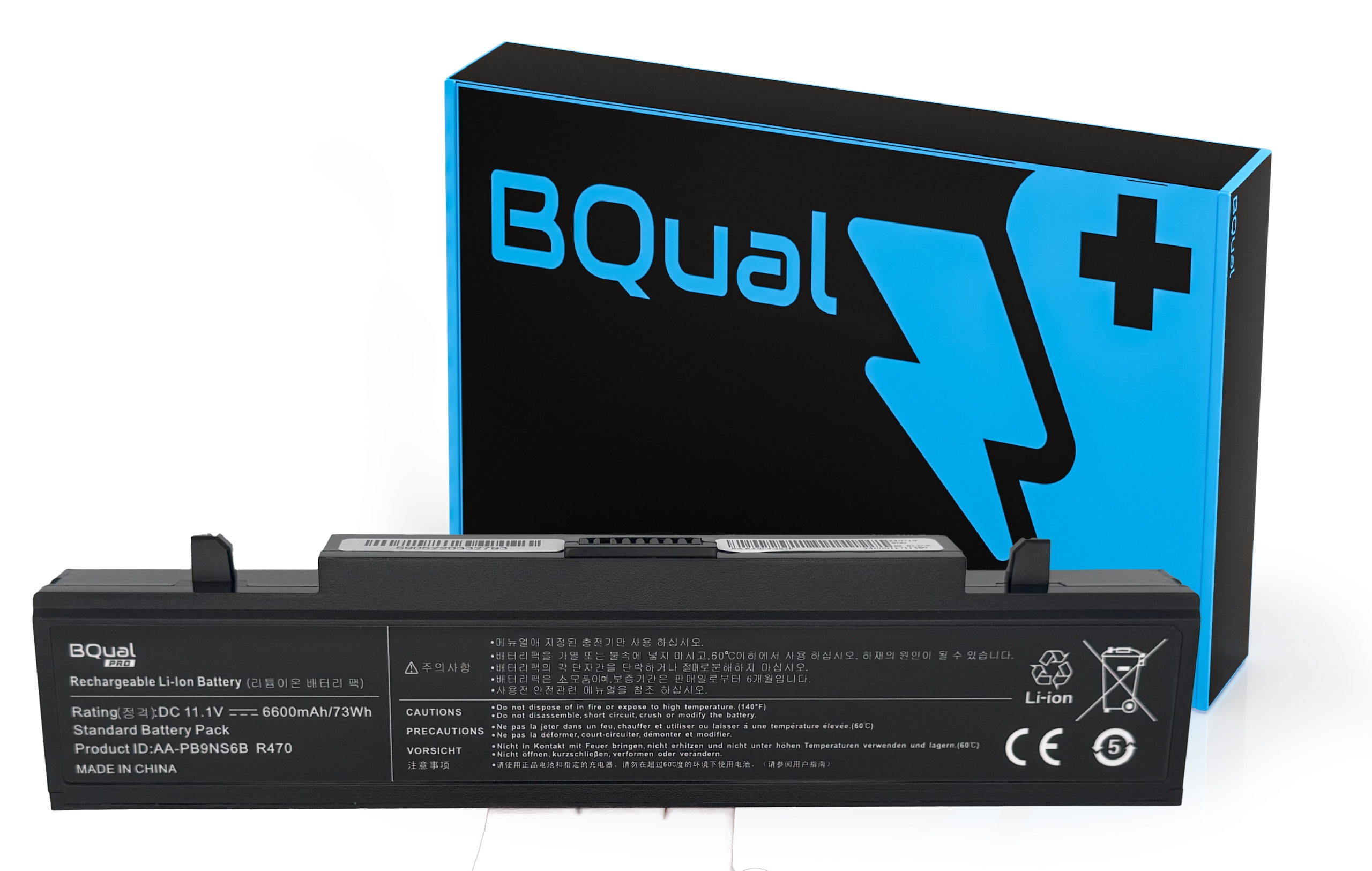 Bateria BQual Pro AA-PB9NC6B AA-PB9NS6B AA-PB9MC6B do Samsung 6600mAh