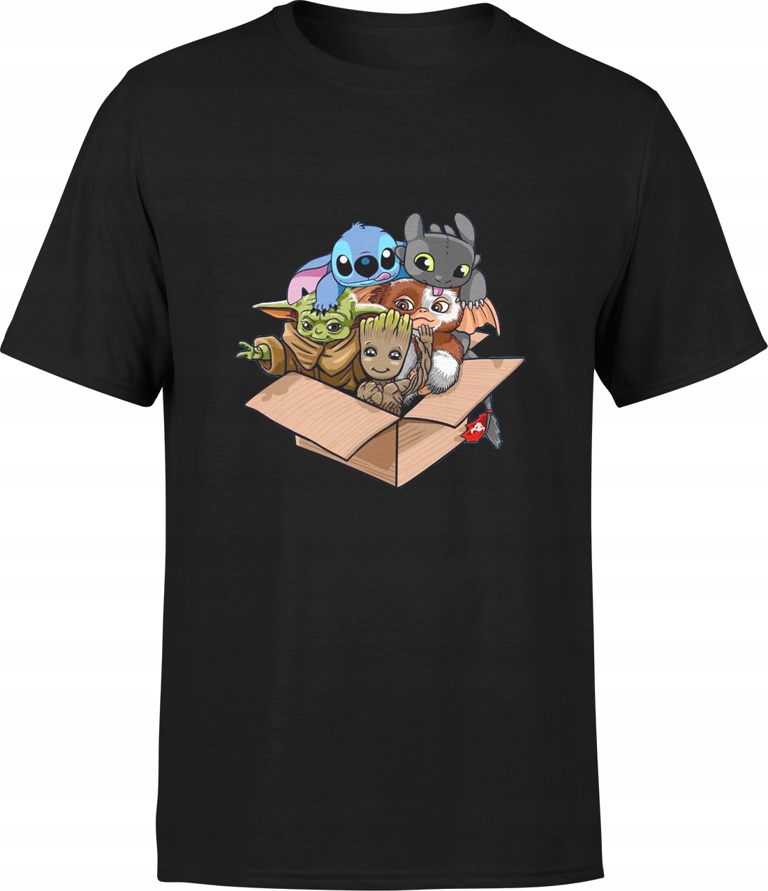 

Baby Yoda Stich Groot Szczerbatek Koszulka Roz L