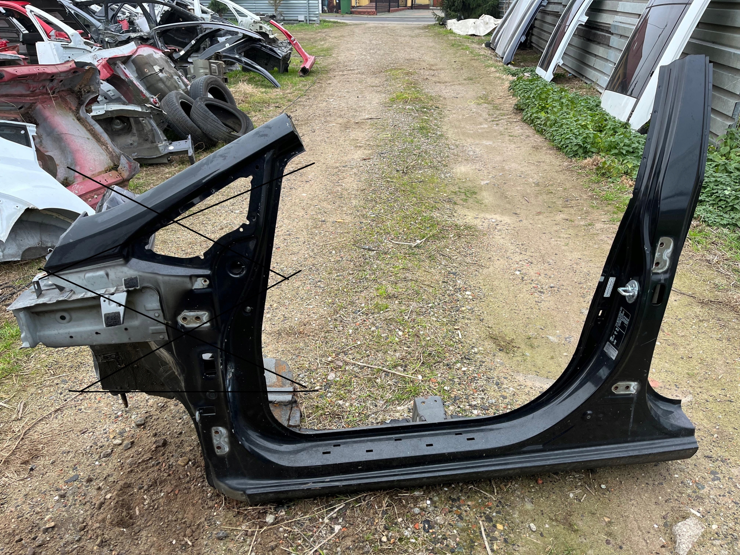 KIA CEED II threshold pillar front left + central 2012-17R