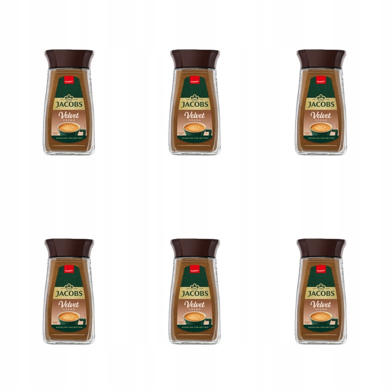 Jacobs Velvet Káva 100 g X6