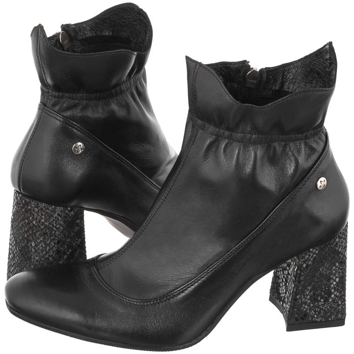 

Buty Damskie Botki Maciejka Czarne 05287-01/00-6