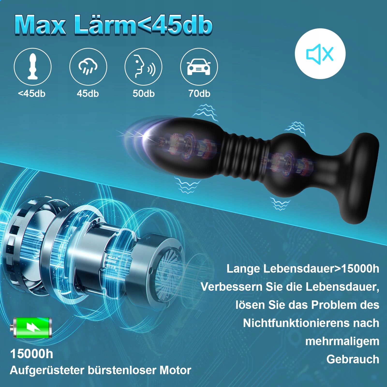 ANALVIBRATOREN Wibrator Analny Dla Mężczyzn i Kobiet Zdalnie Sterowany — miniatura 7