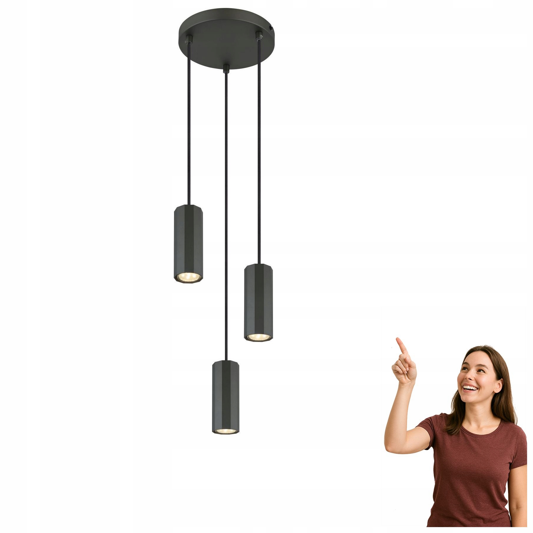 Závěsná lampa James 57918-3H Globo