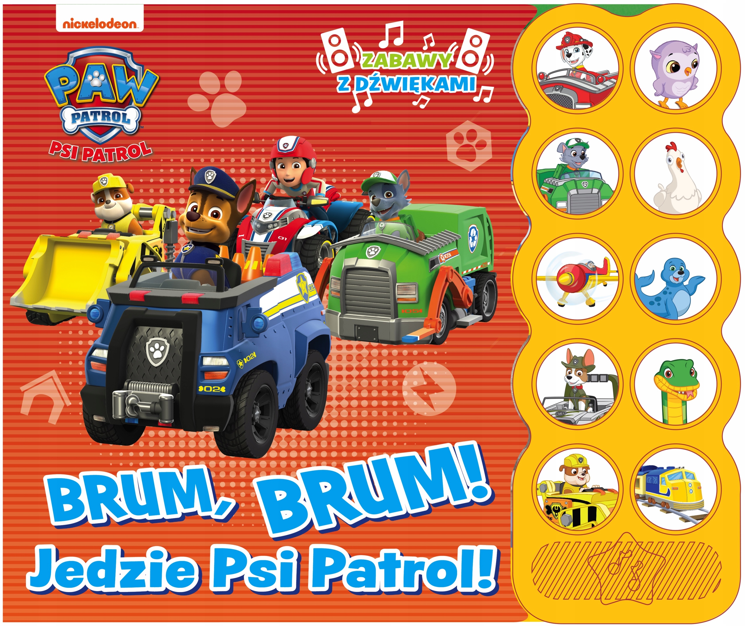 

Psi Patrol Zabawy z dźwiękami 2 Książka Dźwiękowa