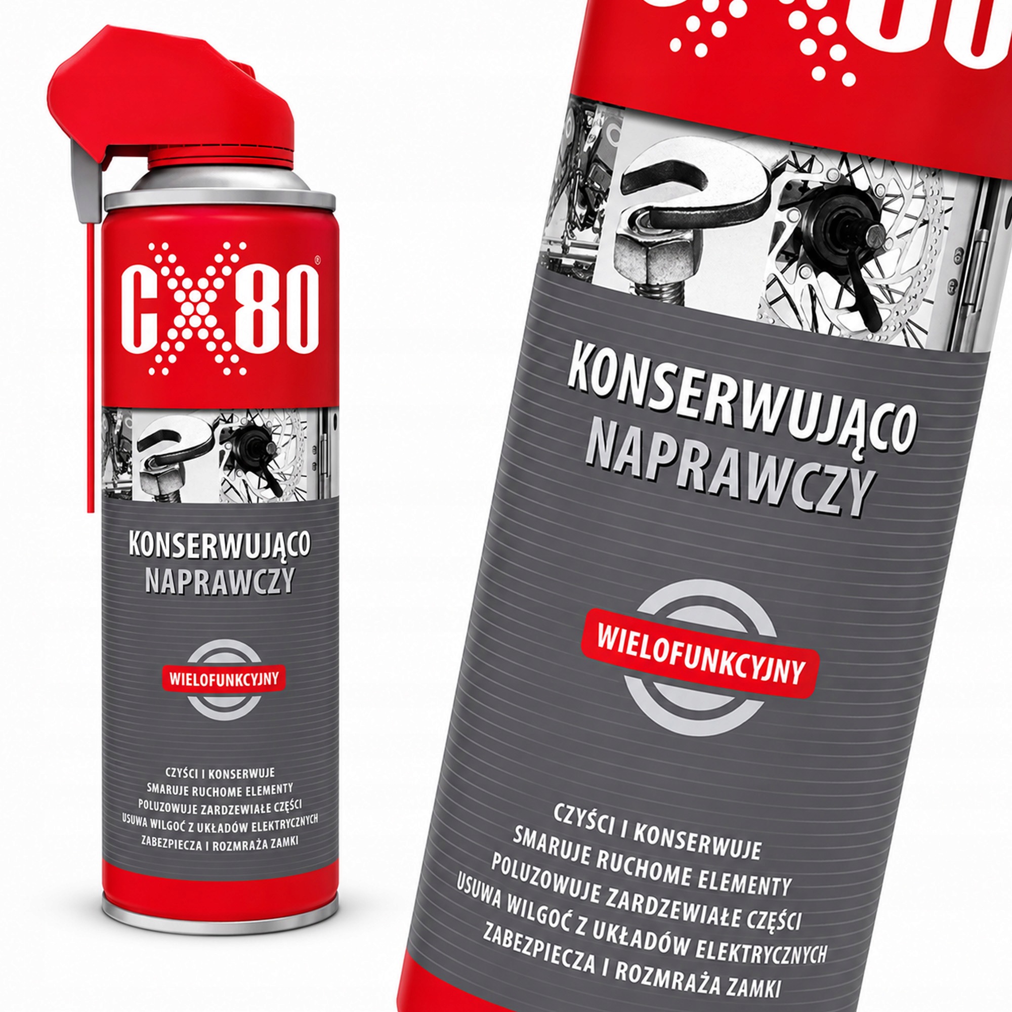 CX80 Wielozadaniowy Płyn Konserwująco Naprawczy Duo Spray 500ml CX-80